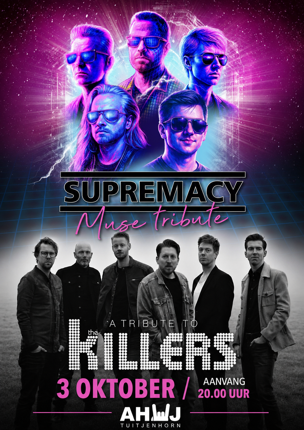 3 oktober: Tribute night: Muse & The Killers